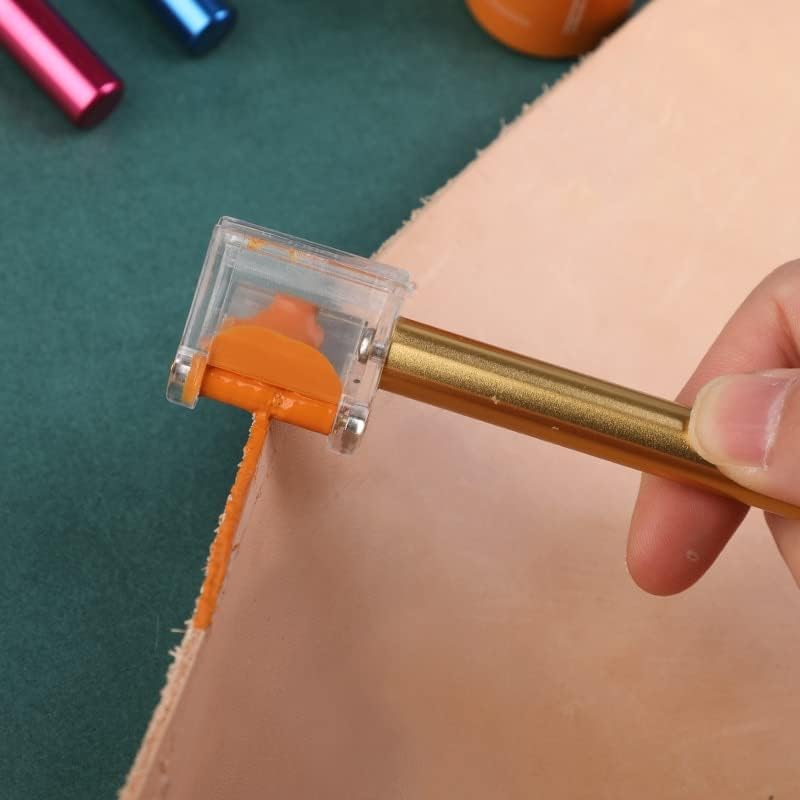 Miusie עור קצה שמן גלגל שמן עט הדבק צבע עט עט עט צבע רולר צבעי DIY ציור עור אביזרים כלי מלאכה | אביזרי עור עור | - -
